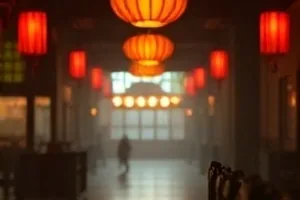 风起麦田封面：风吹过的金黄麦浪与远处人影