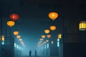 雾中桥梁封面：晨雾里若隐若现的钢桁架桥